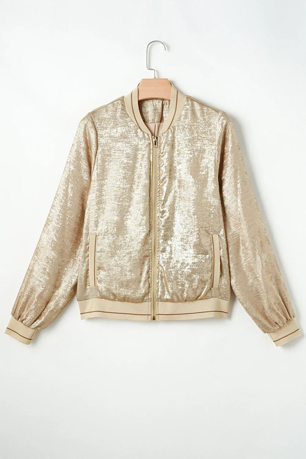 Metallic Tan Jacket