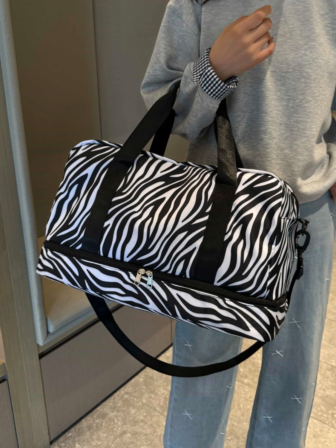 Animal Print Duffle Bag