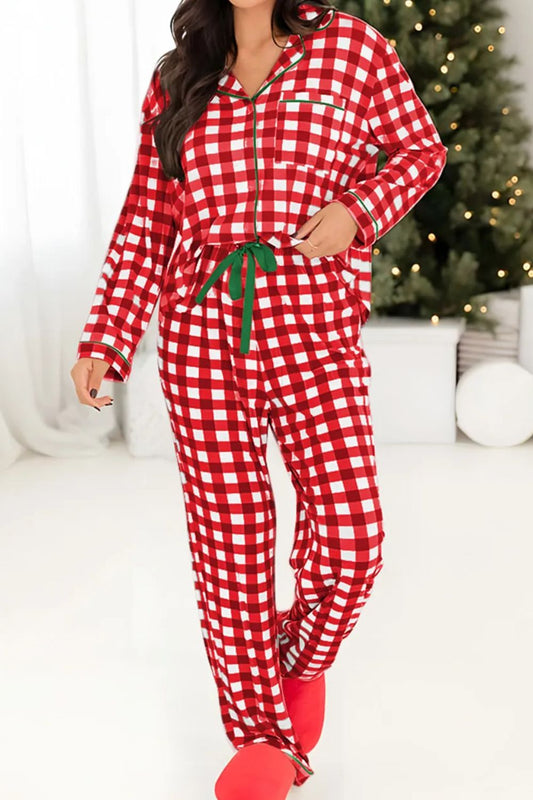 Perfect Plaid Pajama Set