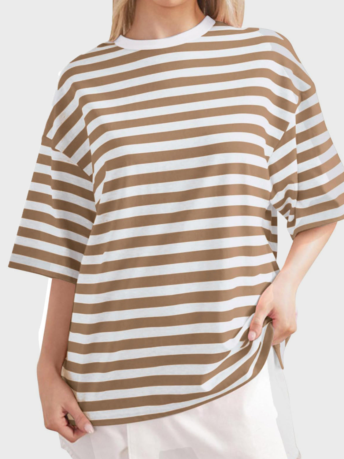 Oversized Stripe Top