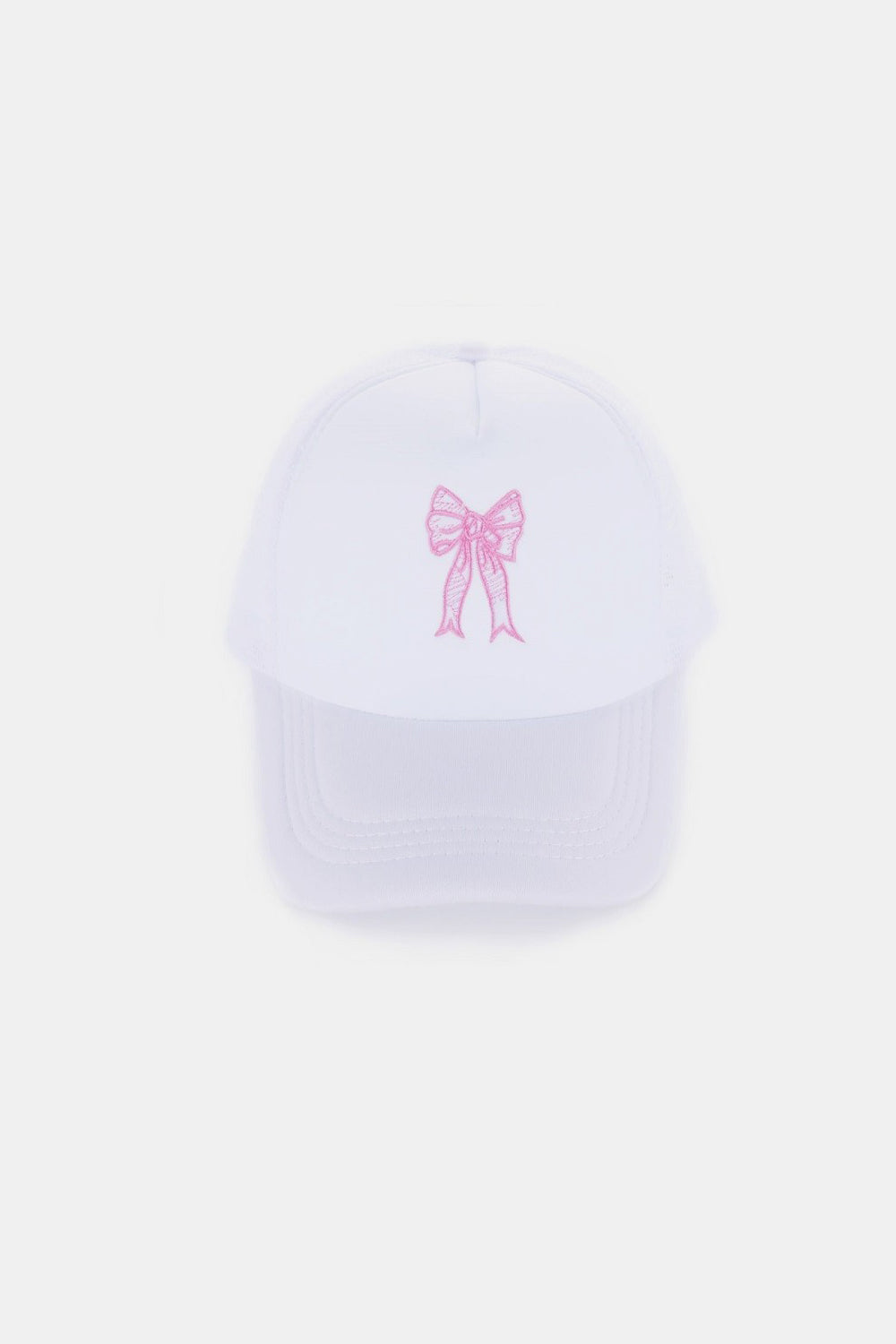 Zenana Bow Embroidery Trucker Hat