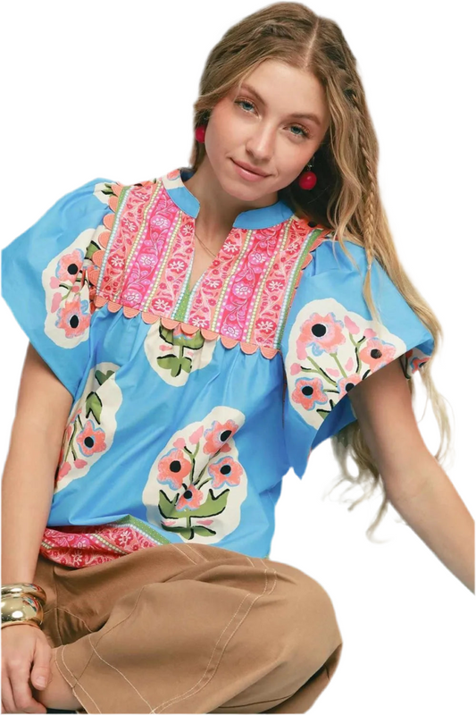 Jenna Top - Blue