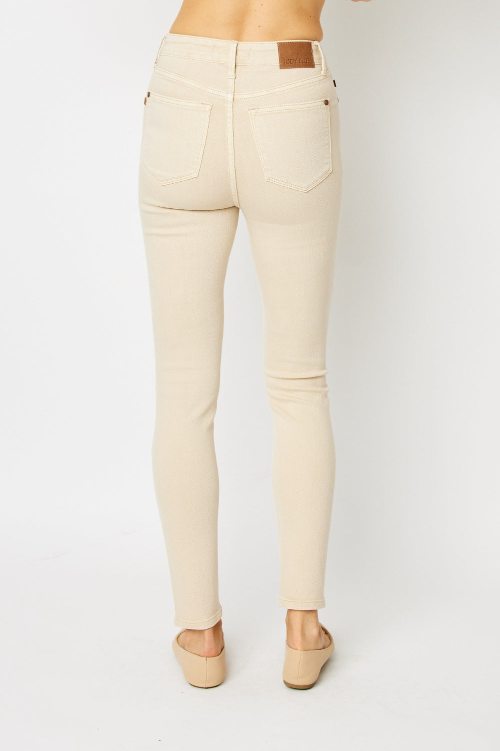 Judy Blue Skinny Jeans in Bone