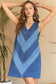 Chevron Denim Dress