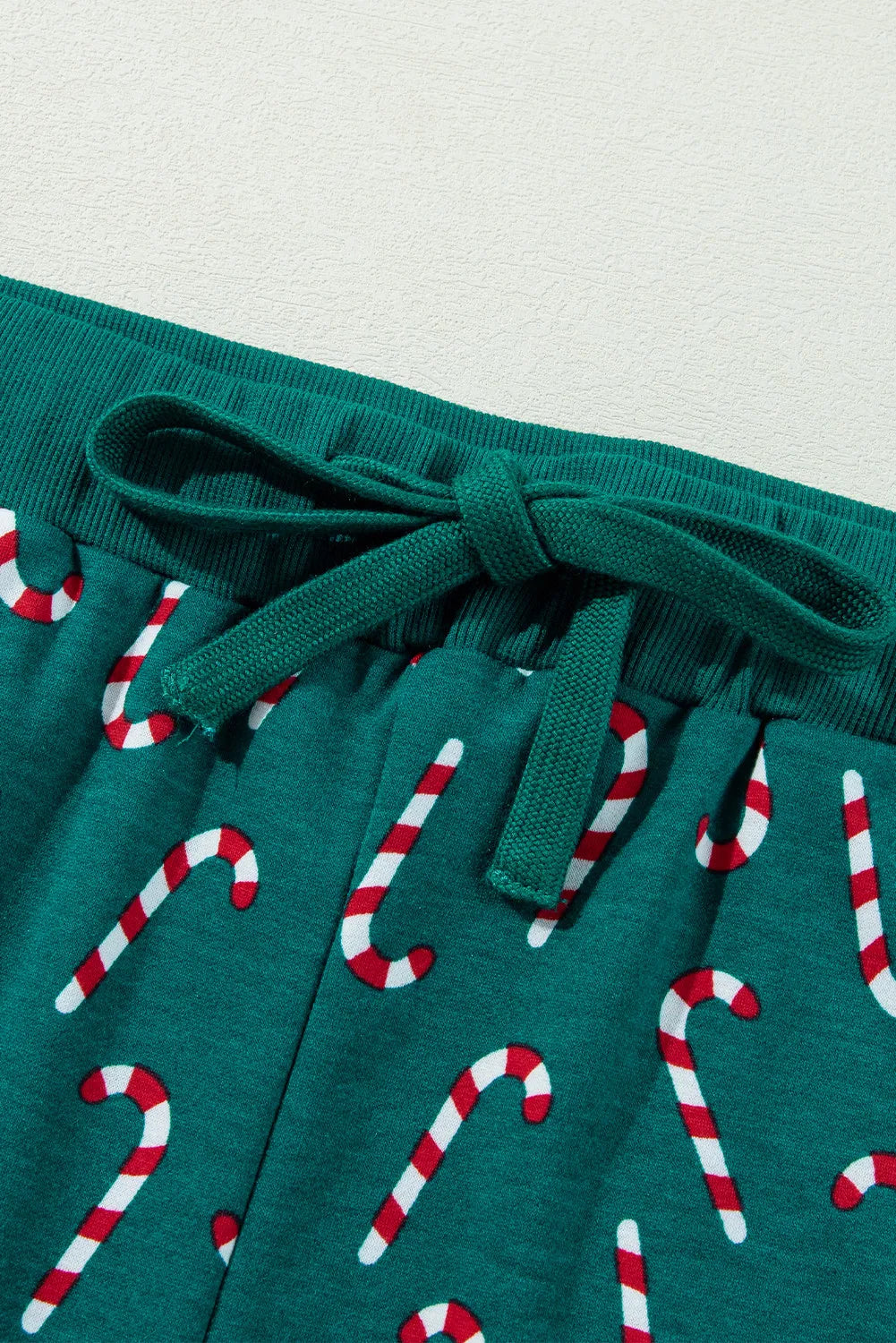 Green Candy Cane Pajamas