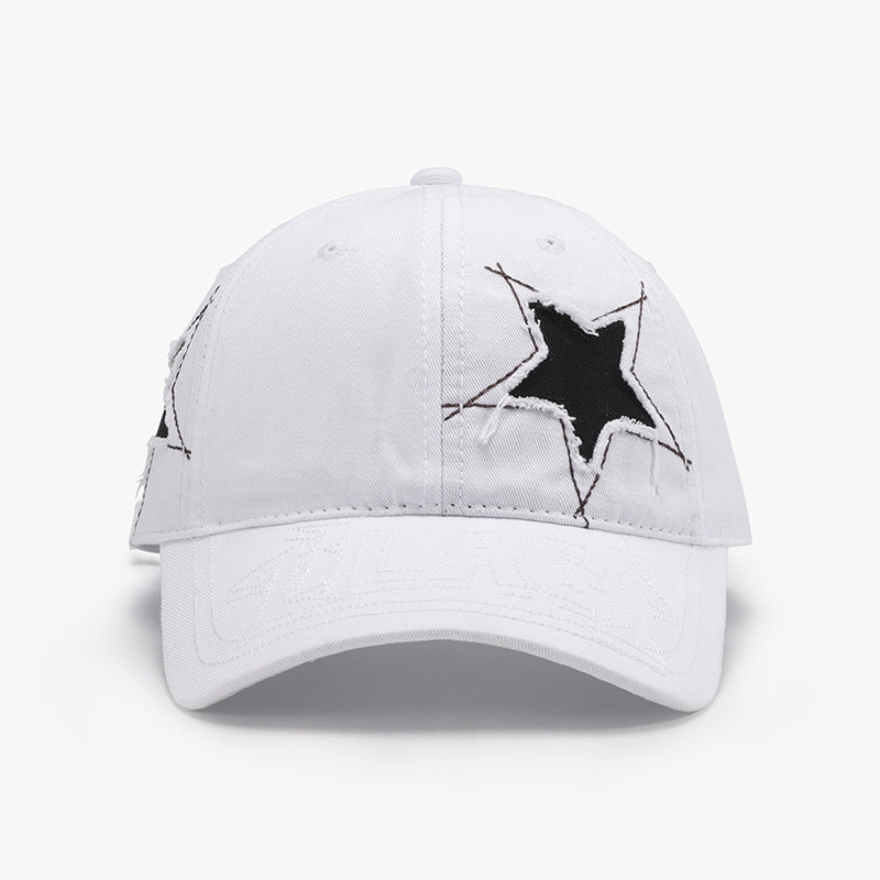 Star Raw Hem Baseball Cap