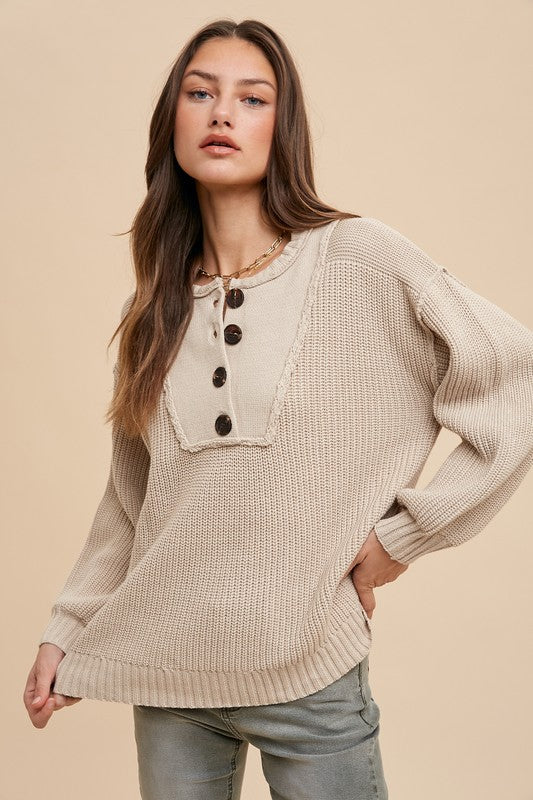 Biloxi Sweater - Oatmeal