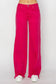 RISEN High Rise Wide Leg Jeans - Fushsia