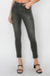 RISEN Black High Rise Ankle Skinny Jeans