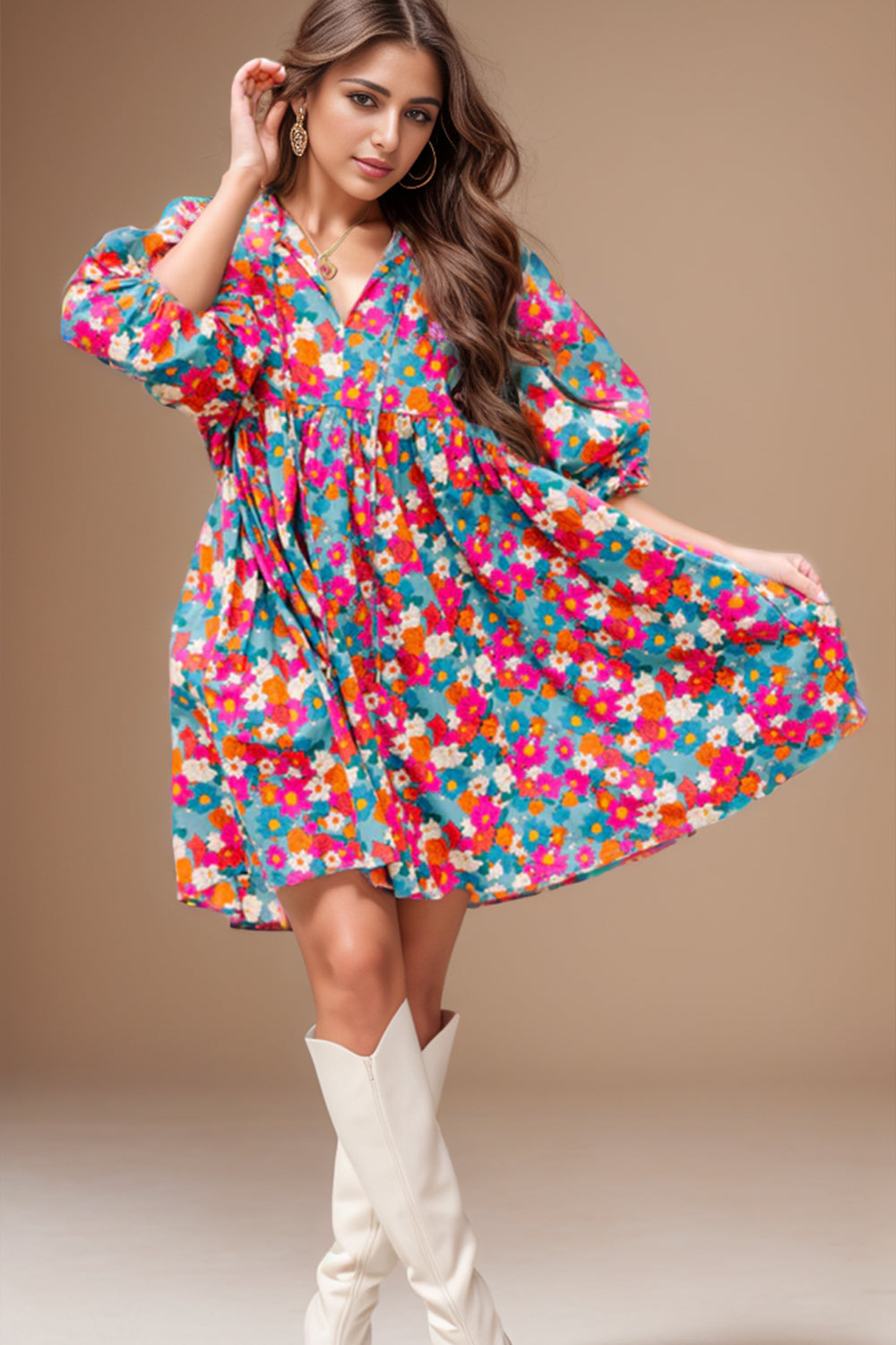 Flowery Fields Dress