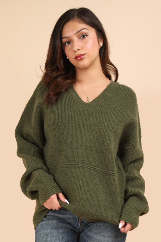 Lenway Hooded Sweater - Olive