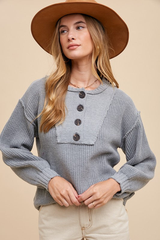 Biloxi Sweater - Gray