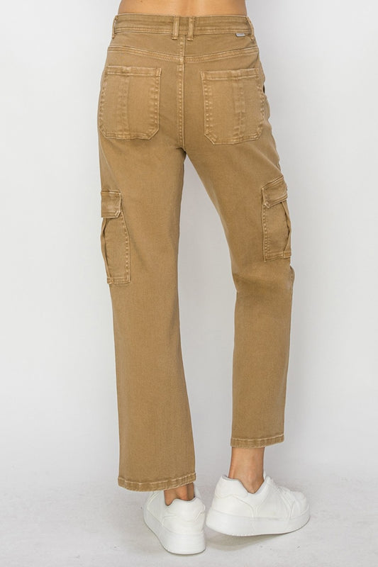 Risen High Rise Cargo Jeans