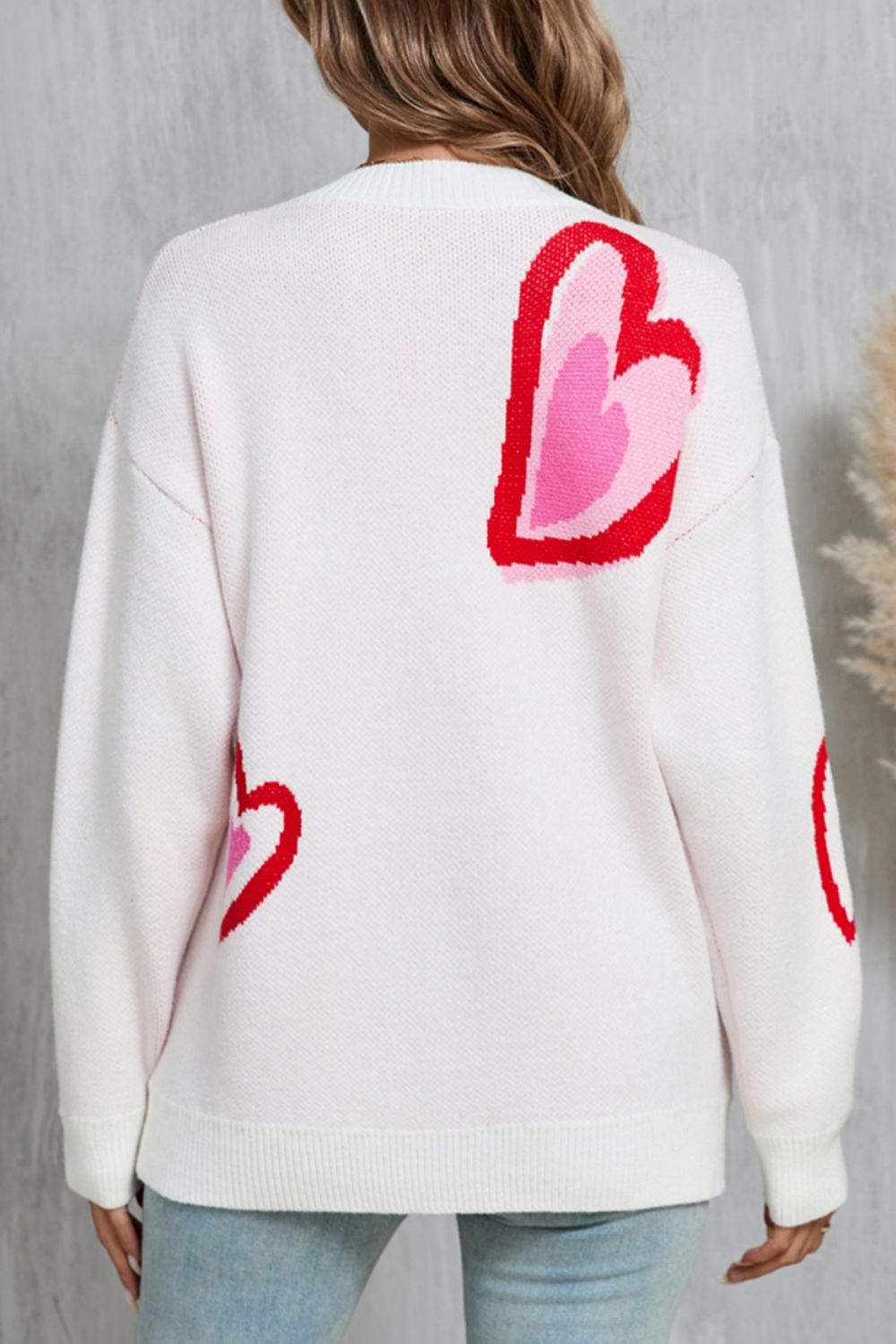 Scattered Hearts Sweater