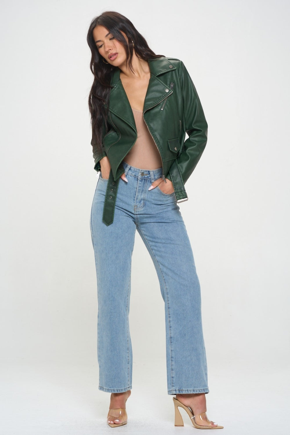 Biker Jacket - Green