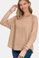 Zenana Ash Mocha Thumbhole Top