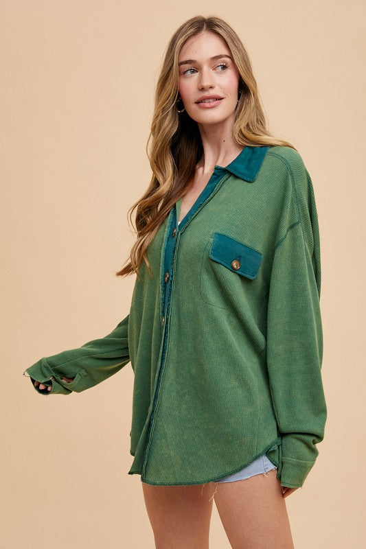 Boxwood Cove Top - Green