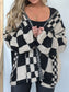 Checkered Chick Cardigan