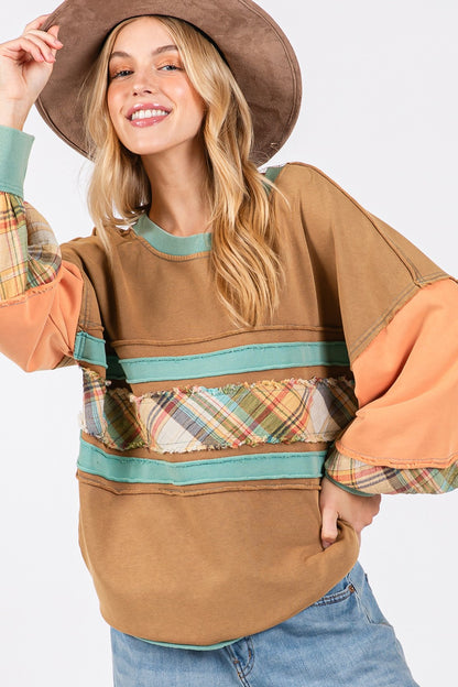 Take A Spin Sweatshirt - Hazelnut