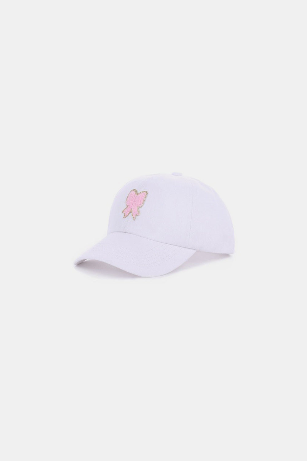 Zenana Chenille Patch Bow Baseball Cap