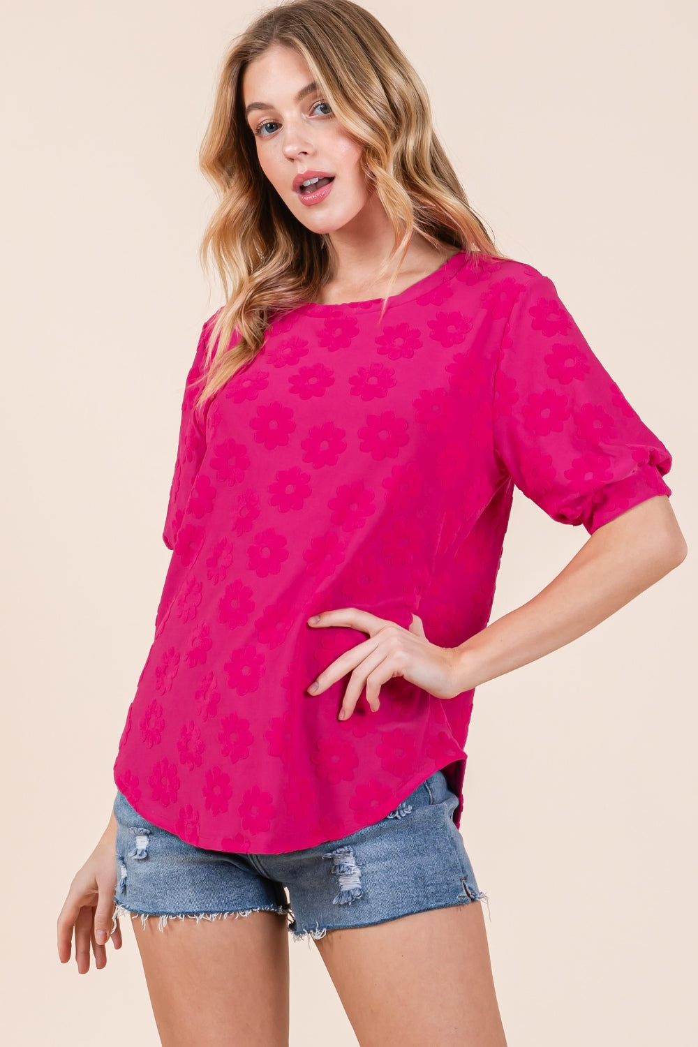 Kailey Top - Fuchsia