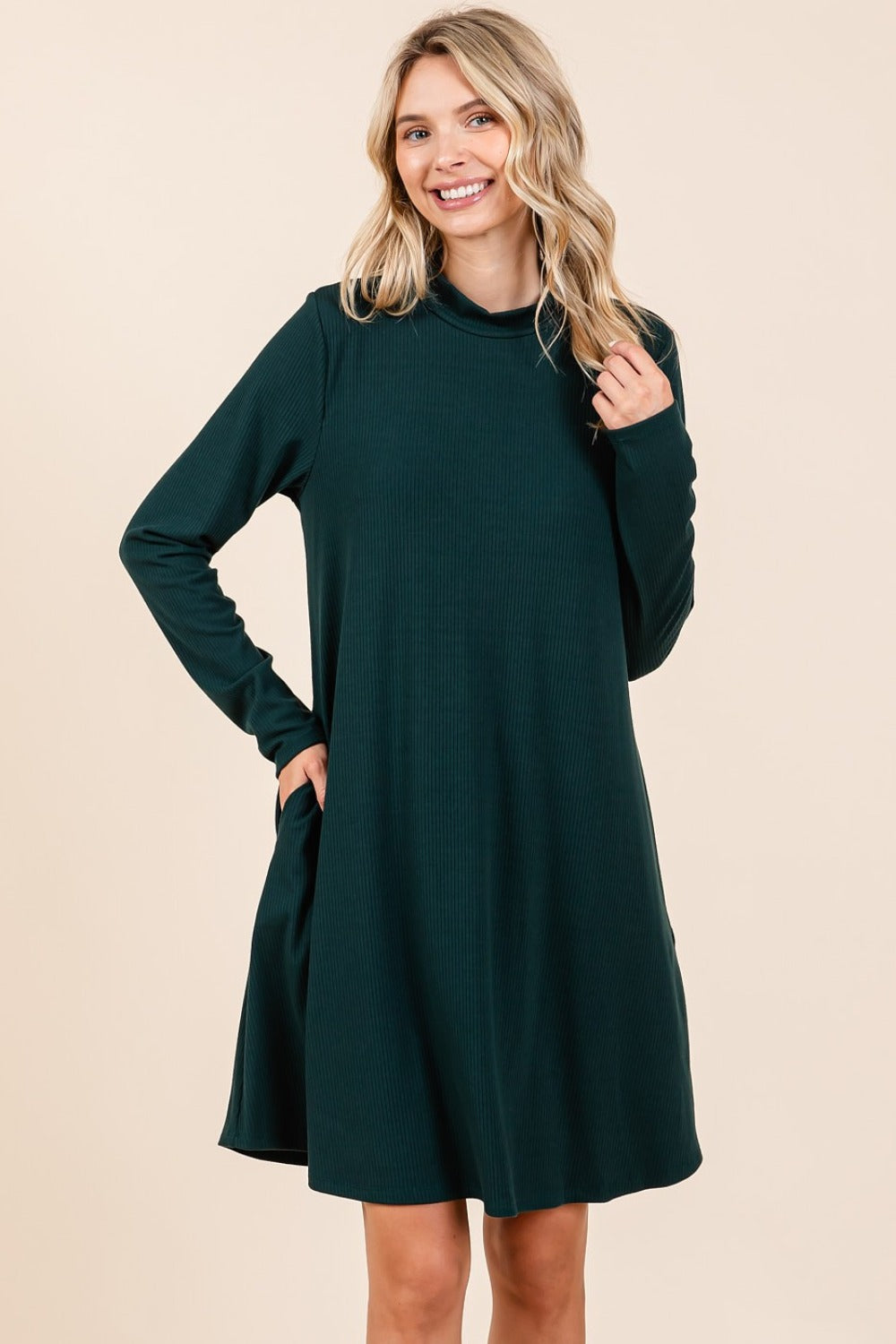 September Dress - Hunter Green