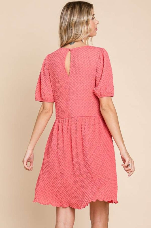 Betty Dress - Coral