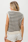 Floral Stripes Sweater - Ivory