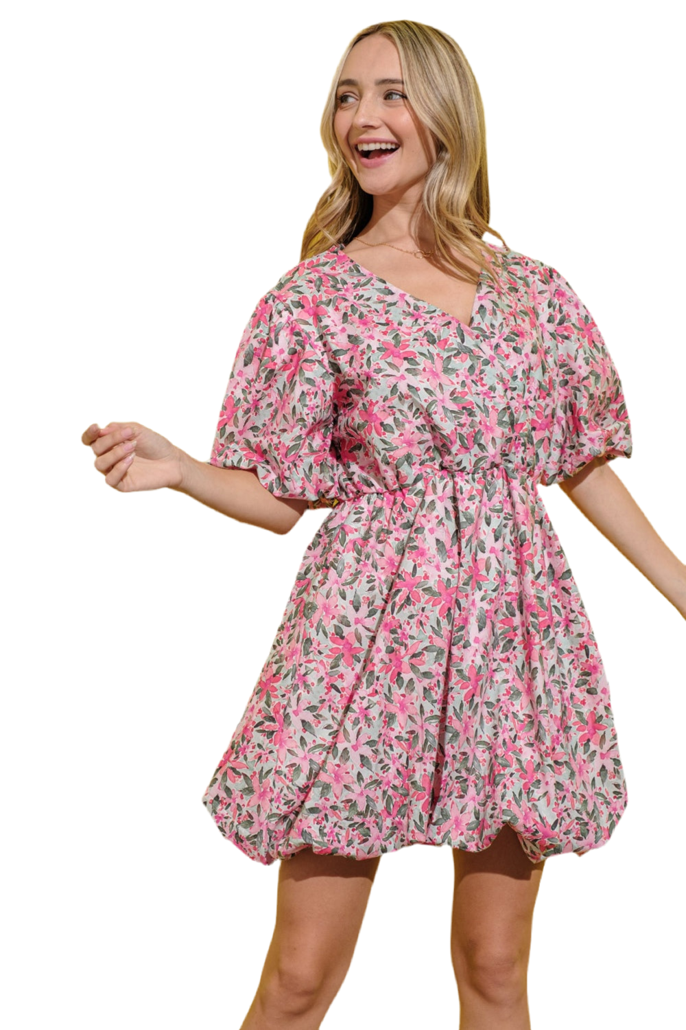 Bellflower Dress - Pink