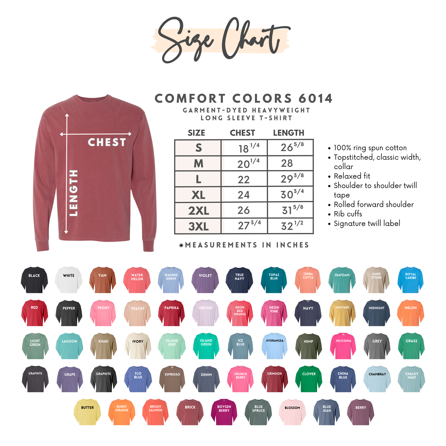 Comfort Colors Adult Long Sleeve