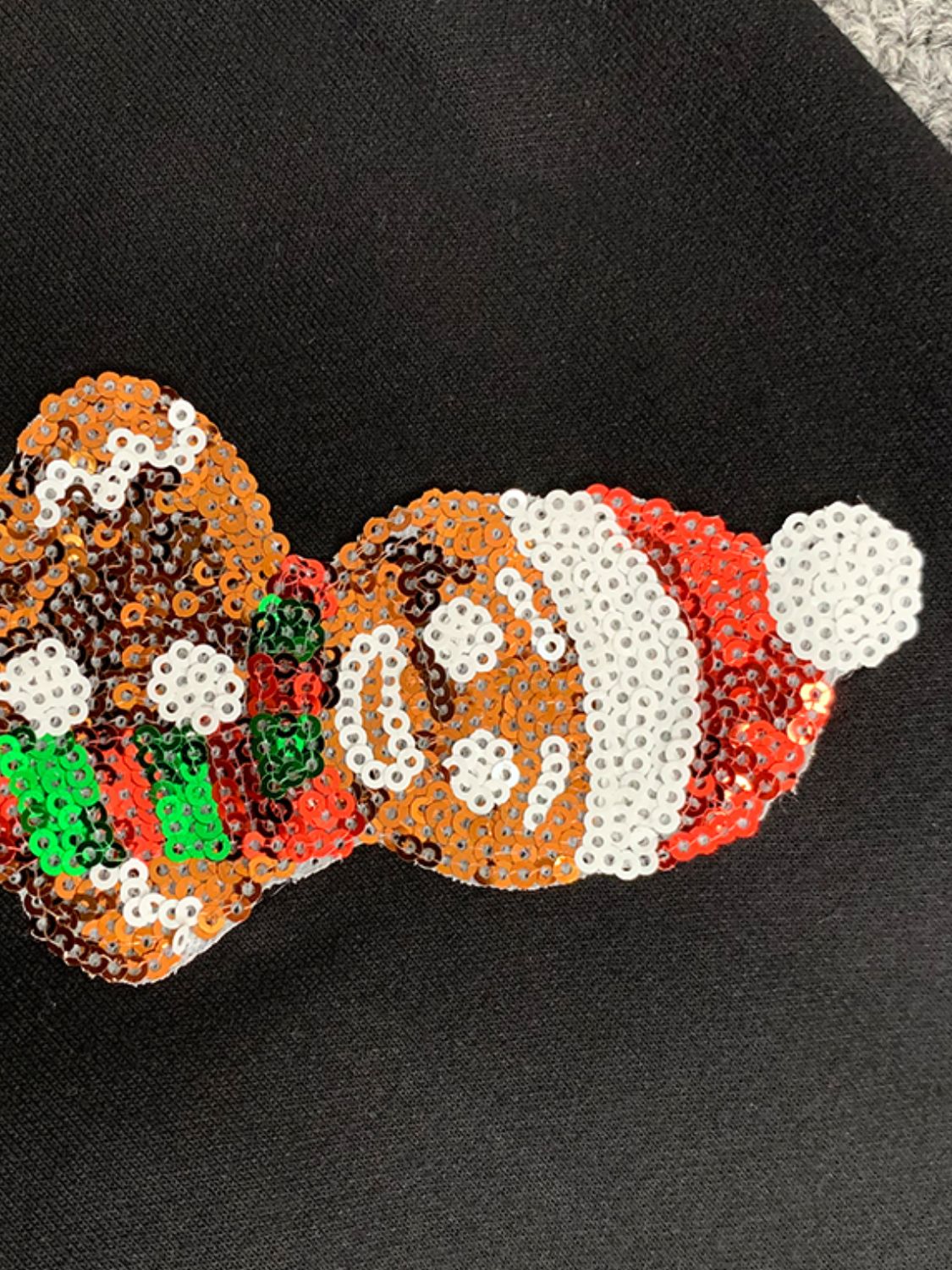 Sequin Gingerbread Man Sweatshirt