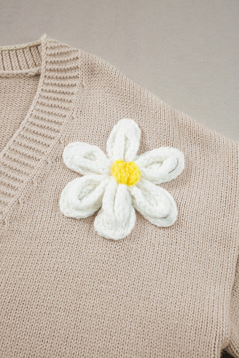 Eggshell Floral Cardigan