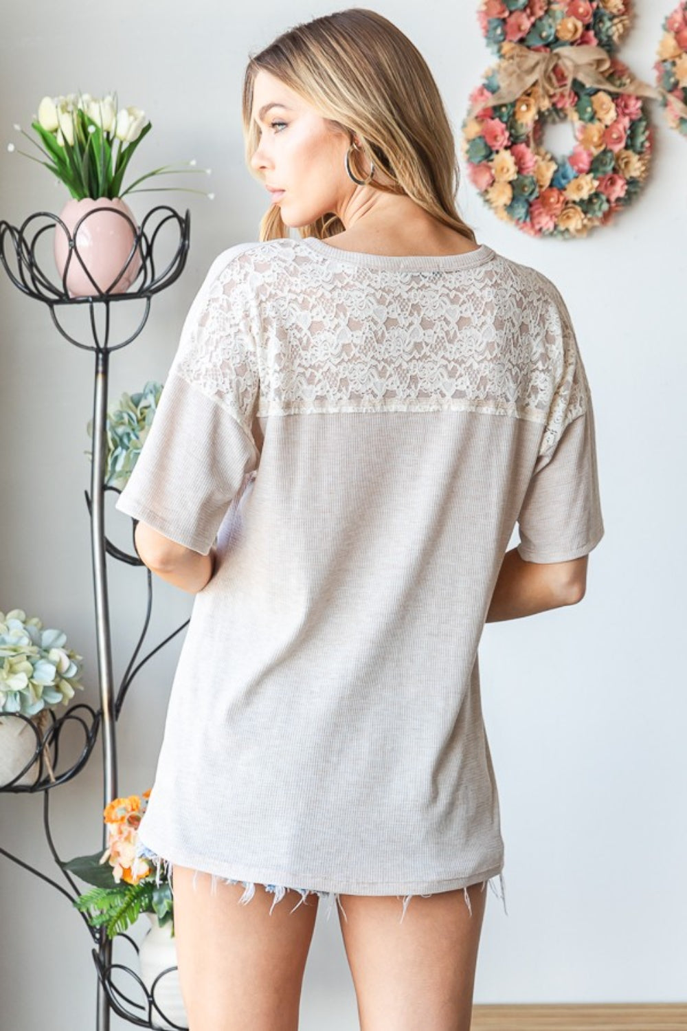 Lace Pocket Top