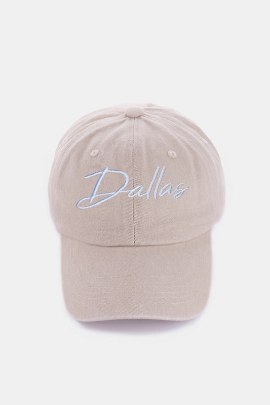 Zenana Baseball Cap - DALLAS