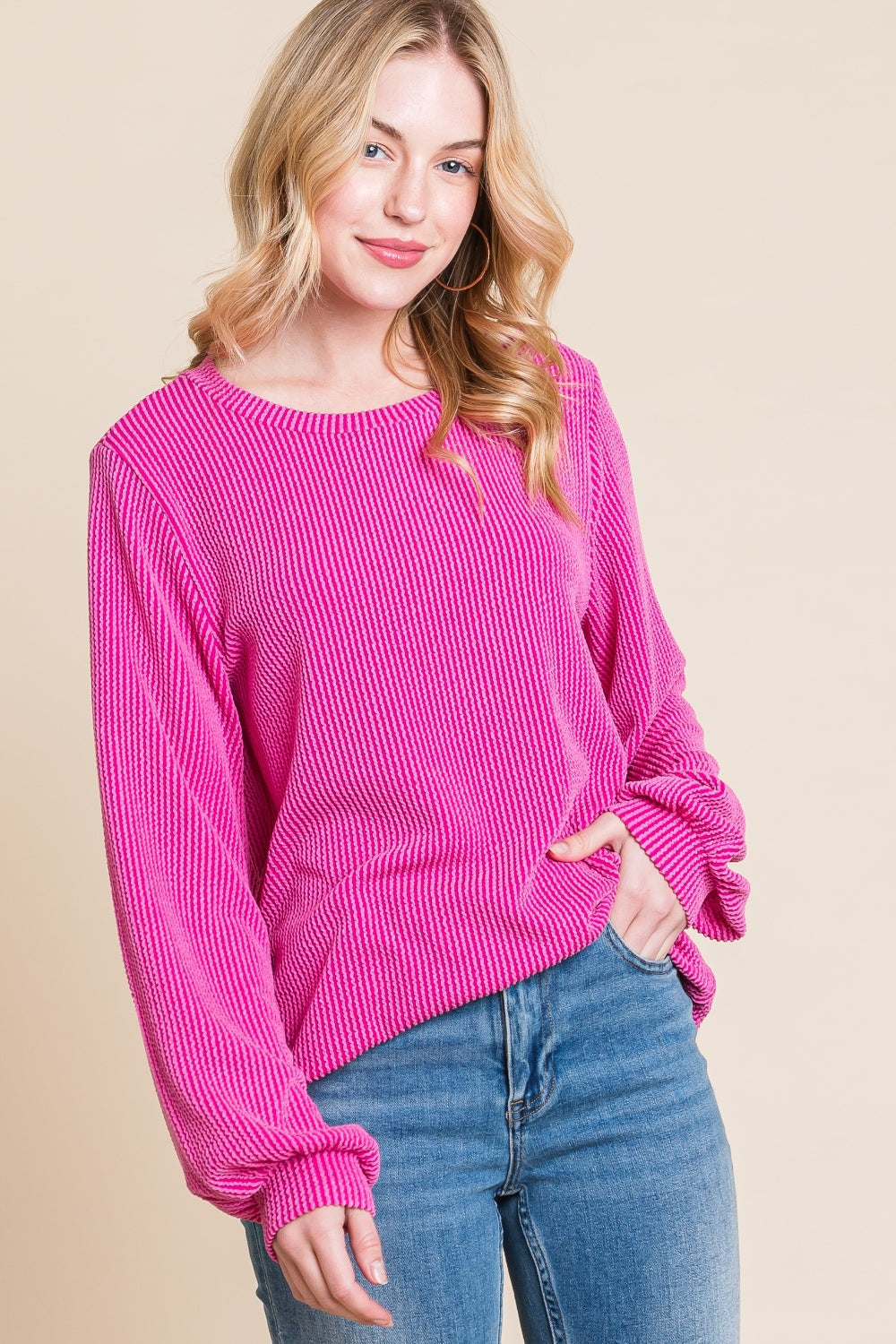 Daily Vibe Top - Fuchsia