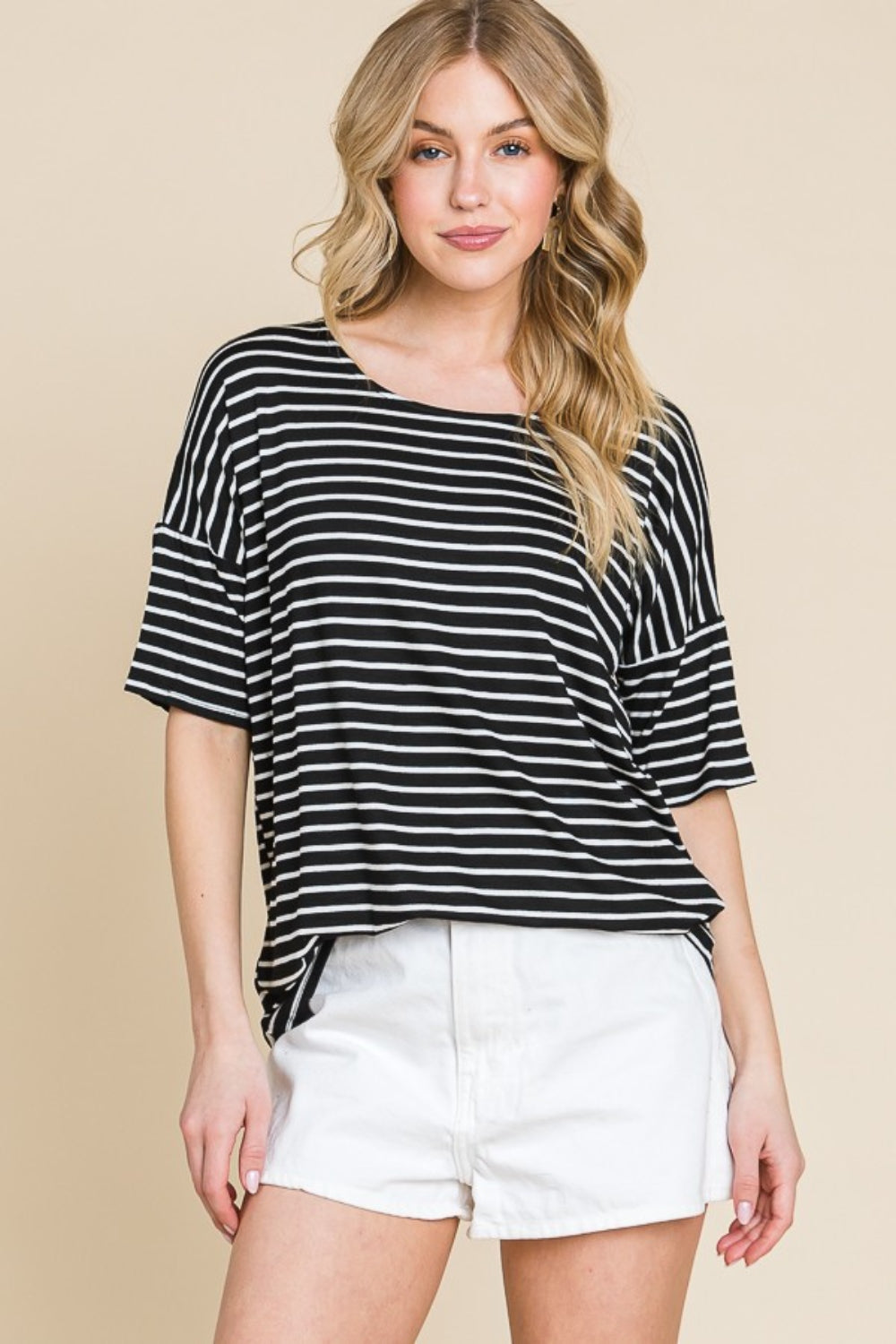 Black Stripes Top