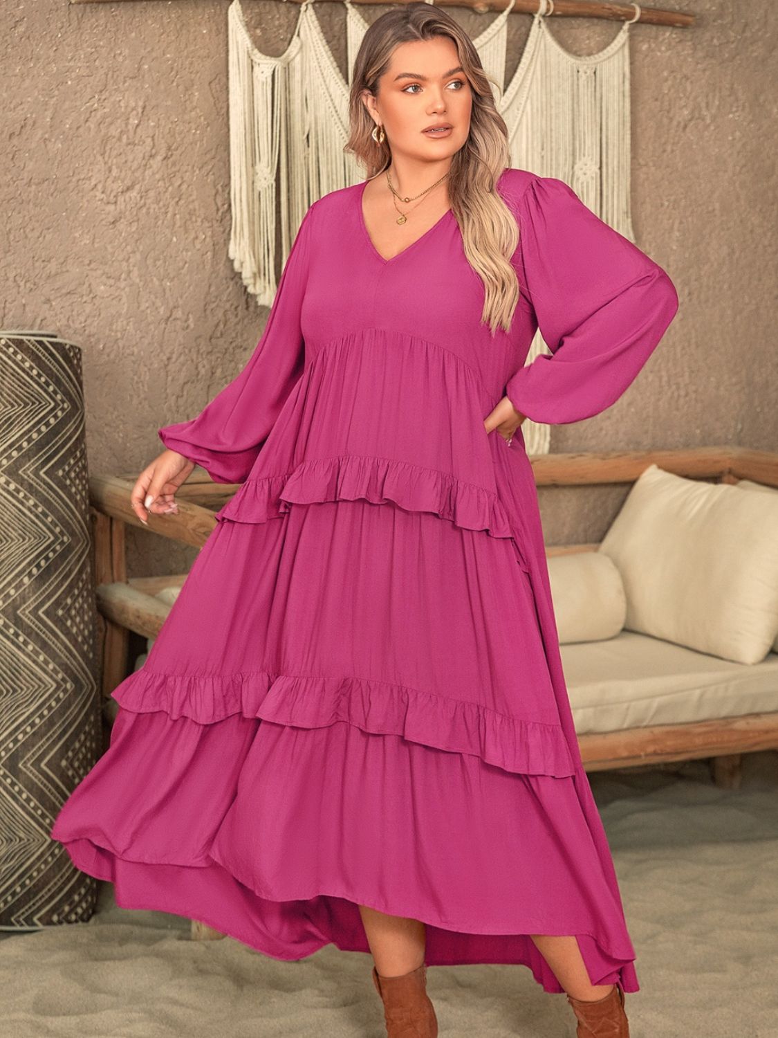 Plus Size Ruffle Cutie Dress