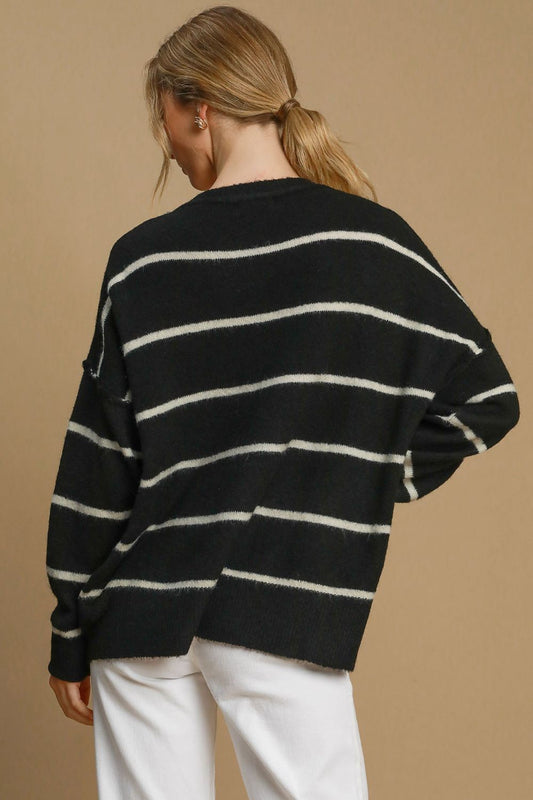 Umgee Striped Sweater