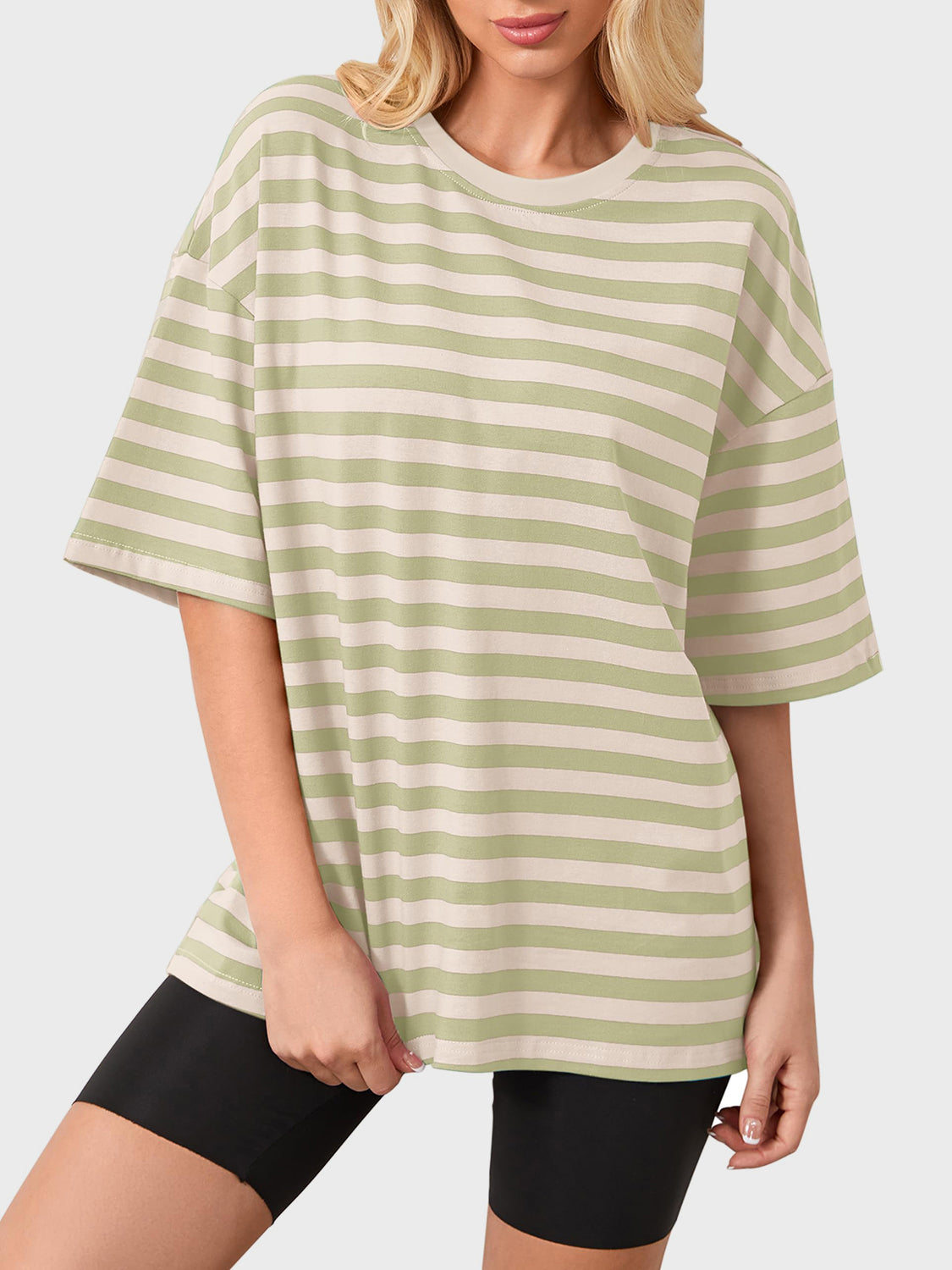 Oversized Stripe Top