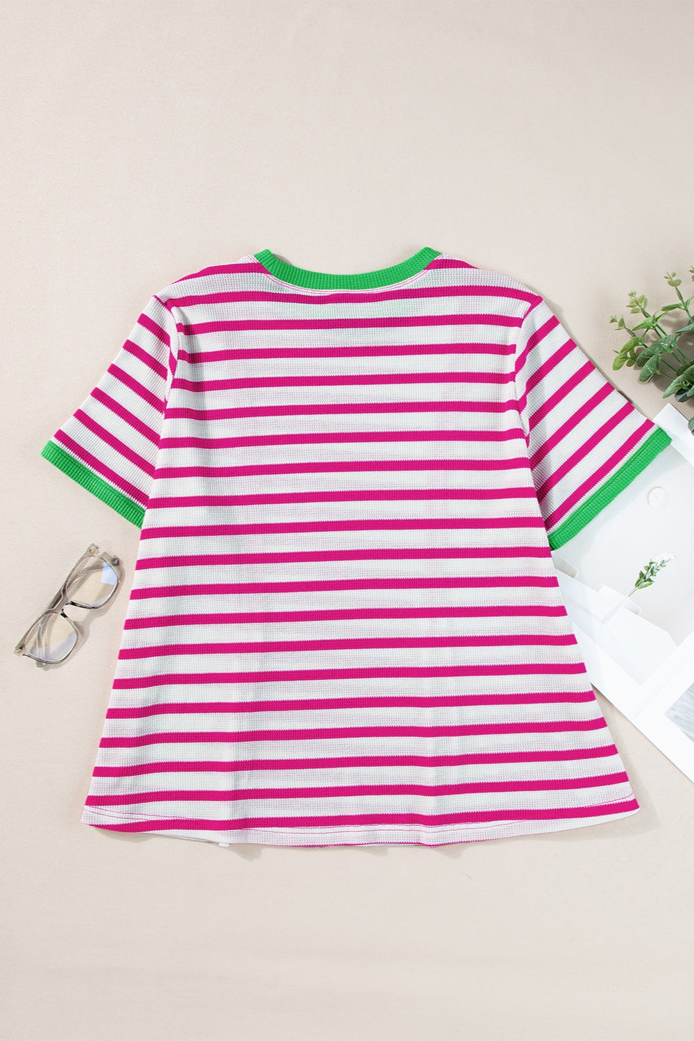 Rosey Stripes Top