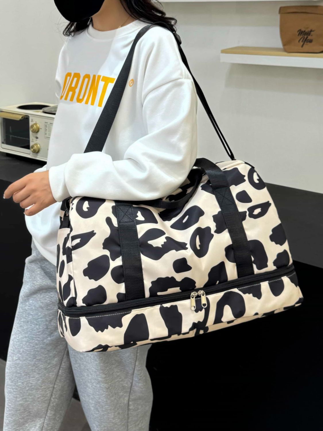 Animal Print Duffle Bag