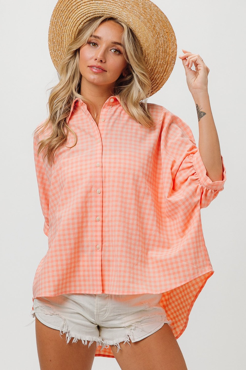 Gingham Queen Top