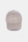 Zenana Bow Embroidered Baseball Cap