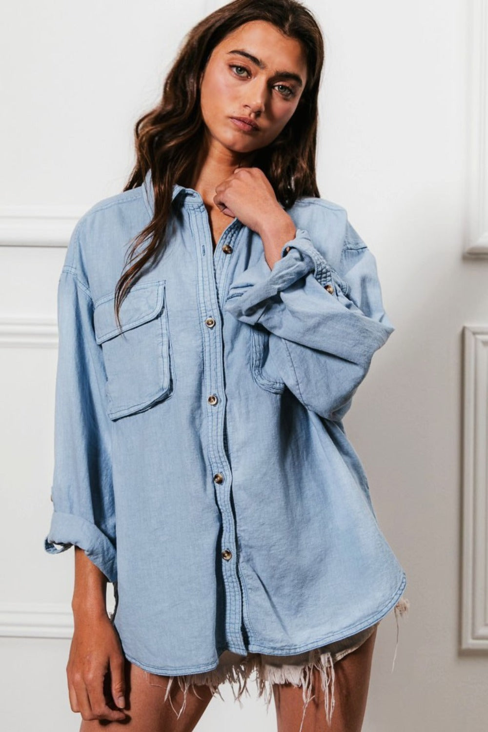 Dayton Denim Top