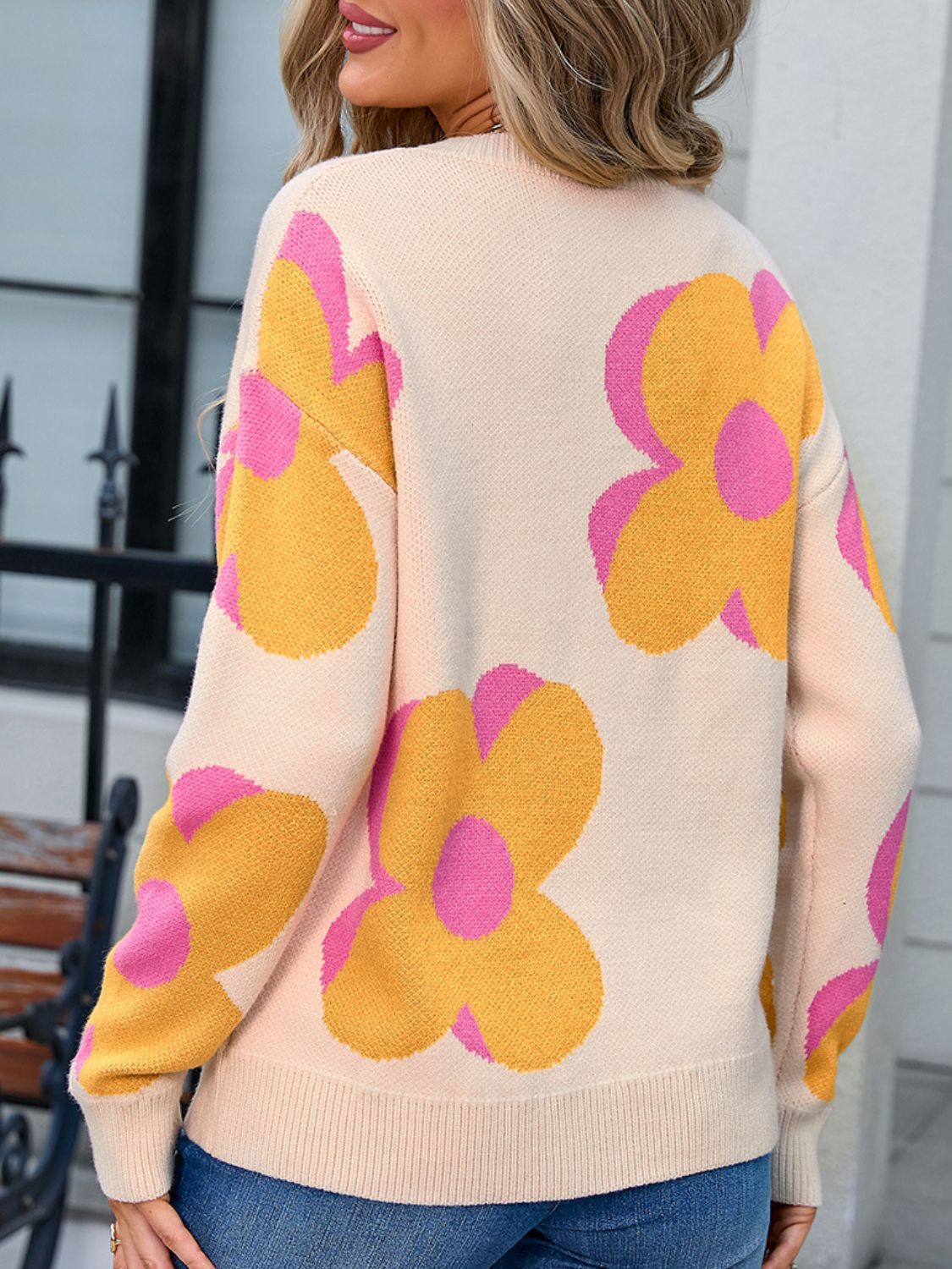 Finding Floral Sweater