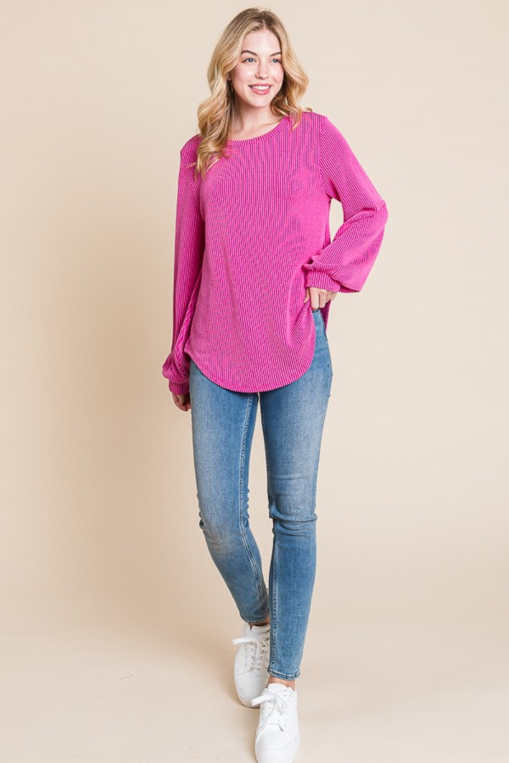 Daily Vibe Top - Fuchsia