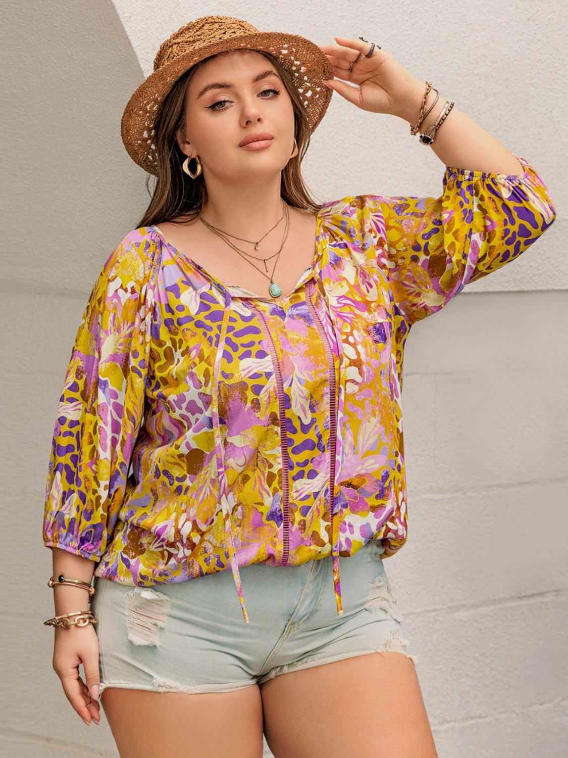 Plus Size Moonlit Mauve Top