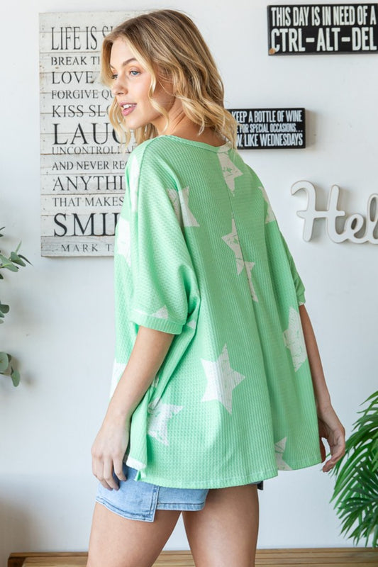 Seeing Stars Top Green