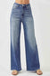 Risen High Rise Wide Leg Jeans - Dark