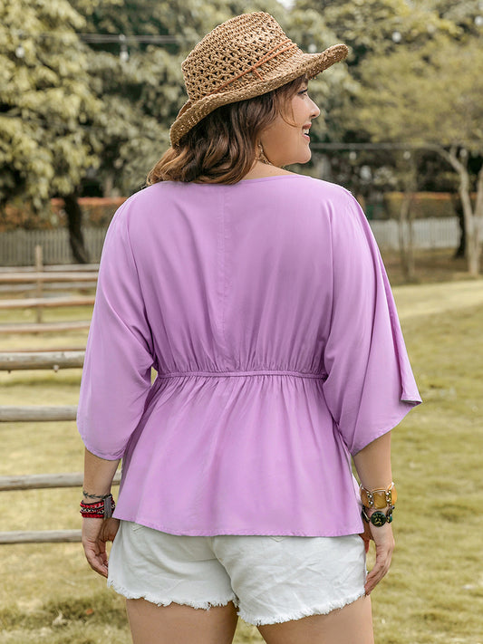 Plus Size Lovely Lavender Top